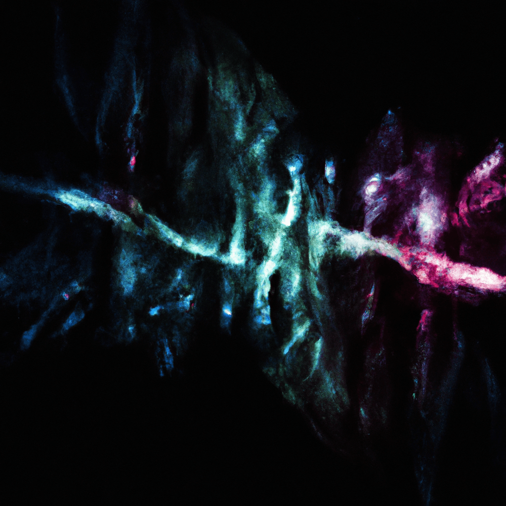 Unlocking the Connection Between Genetics and Mental Health 1 a macro lens, a double helix DNA strand materializes in swirling water vapour against a black background
