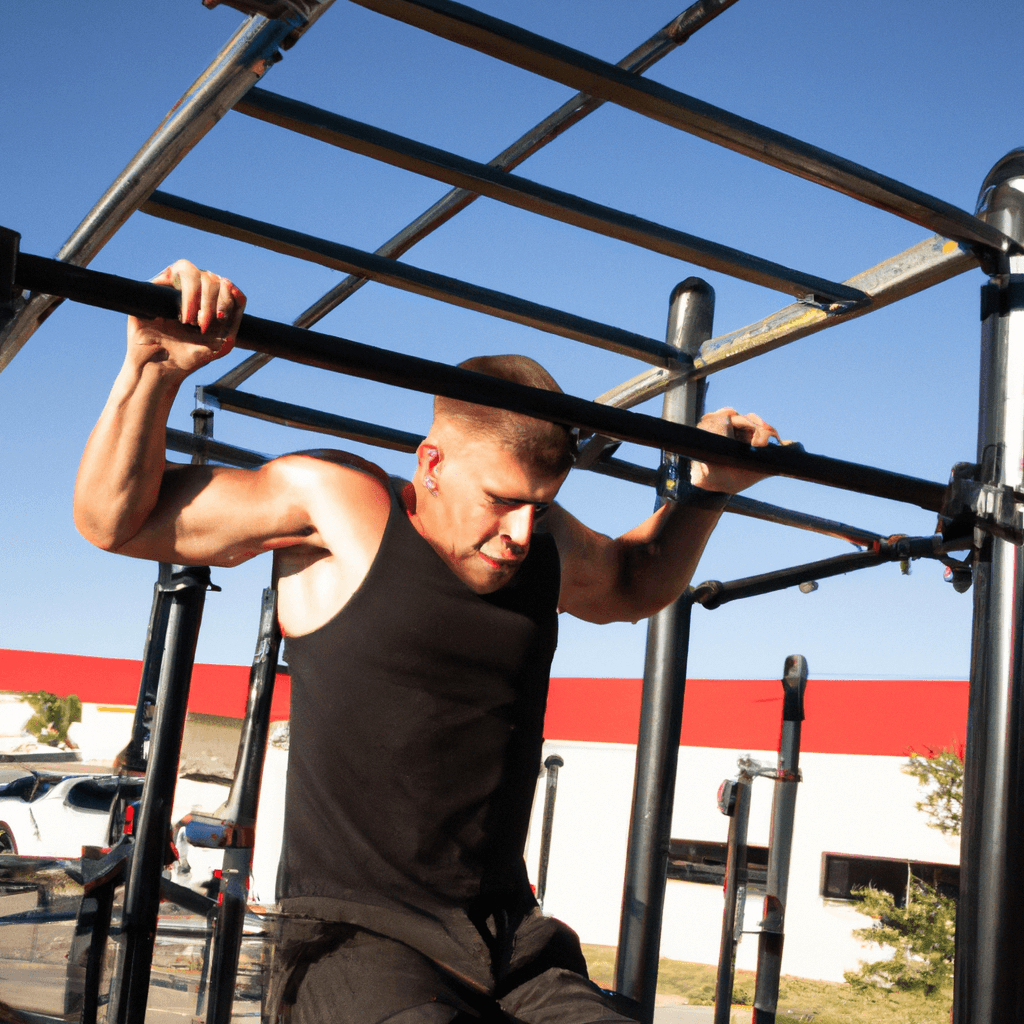 Active Body Sharp Mind: Unveiling Physical Exercise's Influence 1 An image depicting a person engaged in vigorous exercise, showcasing their toned muscles, radiant energy, and focused expression