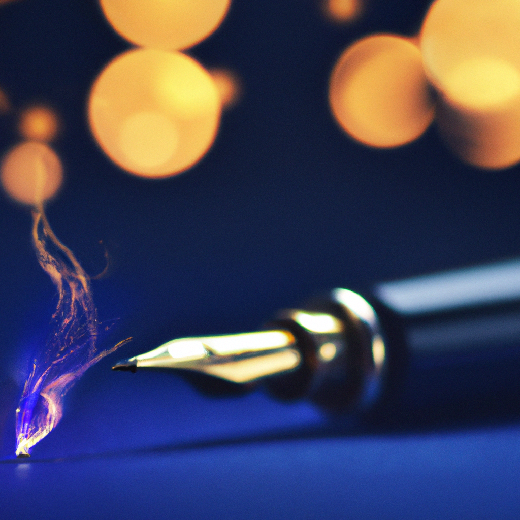 -up of glowing embers transforming into luminous fireflies ascending through darkness, their trails creating spiral patterns against a midnight blue backdrop